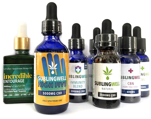 Sublingual oils